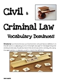 Civil and Criminal Law Dominoes