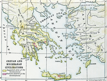 Preview of Civilizations of Crete and Mycenae Map