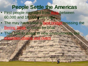 Preview of Civilizations of Mesoamerica Guided Notes