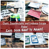 Claim, Counterclaim, and Evidence Escape Room: Save Your R