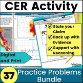 Claim Evidence Reasoning Activities - 25 CER practice - in