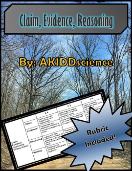Preview of Claim, Evidence, Reasoning: Argument Development Template