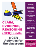 Claim, Evidence, Reasoning (CER) Bundle - 8 Activities
