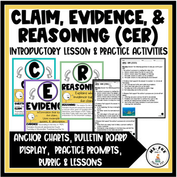Preview of Claim Evidence Reasoning (CER) Introduction & Practice Activities