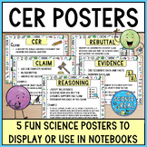 Claim, Evidence, Reasoning CER Poster Bundle - 5 Posters!