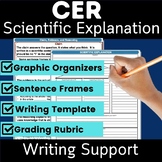 CER Claim Evidence Reasoning Activity CER Template CER rub