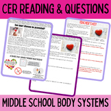 Claim Evidence Reasoning Worksheet CER NGSS Body Systems