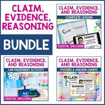 Preview of Claim Evidence and Reasoning CER Bundle Claim Evidence and Reasoning Practice
