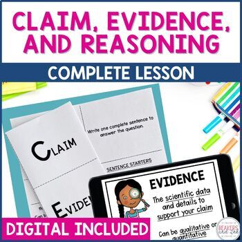 Preview of Claim Evidence and Reasoning Activity | Claim Evidence and Reasoning Practice