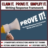 Claim it. Prove It. Simplify It. -  An EZ Writing about Re