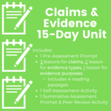 Claims & Evidence 15-Day Unit (AP Lang CED Unit 2)