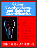 Identifying Claims, Evidence, Counterclaims, and Rebuttal: