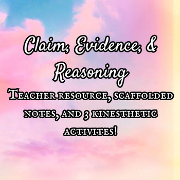 Preview of Claims, Evidence, & Reasoning Bundle