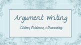 Claims, Evidence, & Reasoning Writing Lesson