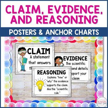 Preview of Claim Evidence and Reasoning (CER) Posters & Bulletin Board Set