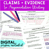 Claims and Evidence: Argumentative Writing
