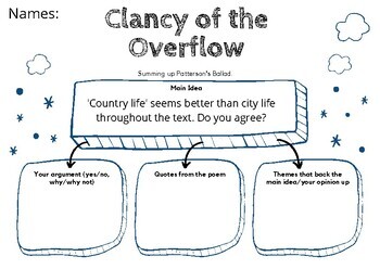 clancy of the overflow poem analysis