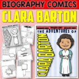 Clara Barton Biography Comics Research or Book Report | Gr
