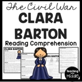 Clara Barton Biography Reading Comprehension Worksheet Red