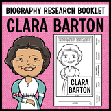 Clara Barton Biography Research Booklet