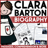 Clara Barton Biography Report Reading Comprehension Activi