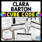 Clara Barton Cube Stations - Reading Comprehension Activit