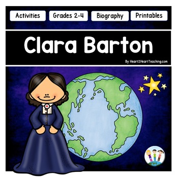 Preview of Clara Barton Reading Comprehension Activities for Women's History Month 