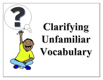 Preview of Clarifying Unfamiliar Vocabulary WAC (Word Structure, Apposition, Context Clues)