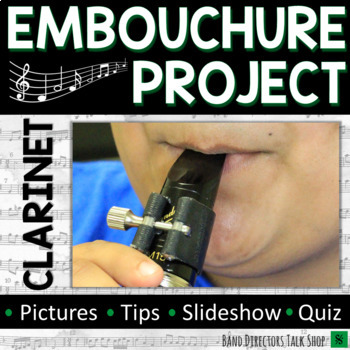 Preview of Clarinet Embouchure Project for Beginning Band
