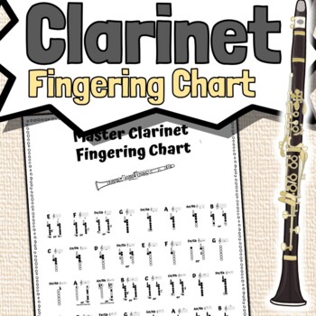Preview of Clarinet Fingering Chart | Master Clarinet Fingering Reference Sheet