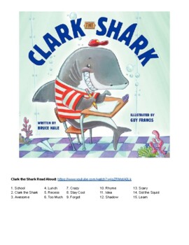 Preview of Clark the Shark Adapted Story