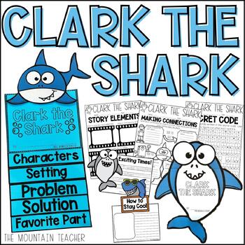 Preview of Clark the Shark Read Aloud Activities with Shark Crafts for Shark Week