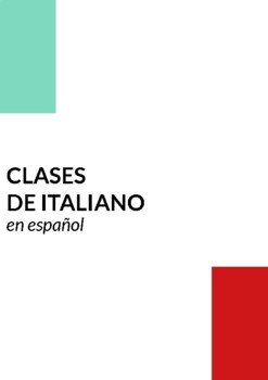 Preview of Clases de Italiano en Español: Los Artículos, con ejercicios y respuestas
