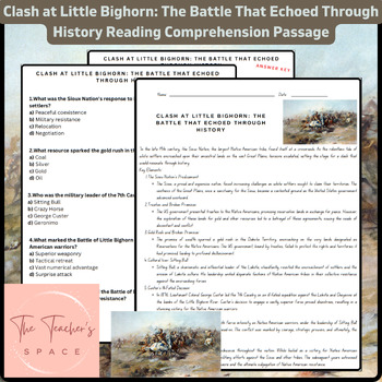 Preview of Clash at Little Bighorn: The Battle That Echoed Through History Reading Passage