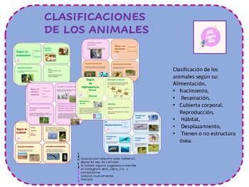 Preview of CLASIFICACIONES DE LOS ANIMALES