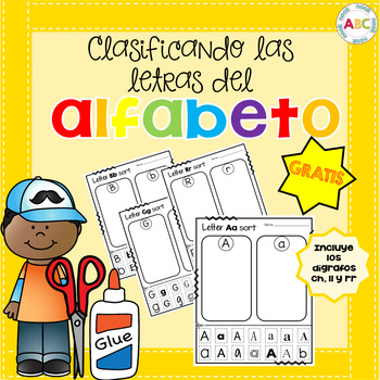 Clasificando las letras del alfabeto by ABC Nook | TPT