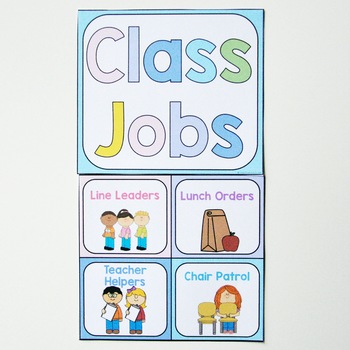 Classroom Jobs (Rainbow Pastel) EDITABLE by Tales From Miss D | TPT