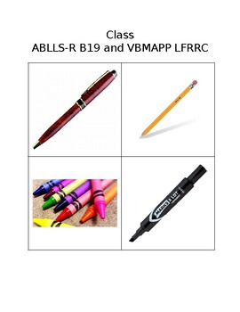 Preview of Class: ABLLS-R B19 and VBMAPP LFRRC