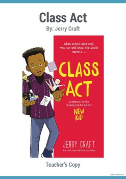Preview of Class Act-Graphic Novel Study