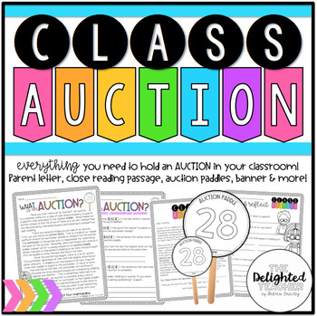 Preview of Class Auction Bundle