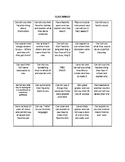 Class Bingo