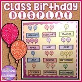 Class Birthday Display