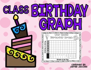 Preview of Class Birthday Graph