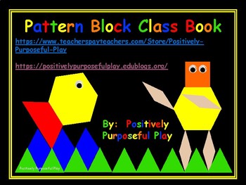 Preview of Class Book - Pattern Blocks