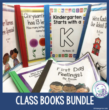 Preview of Kindergarten Writing Activities Class Books BUNDLE