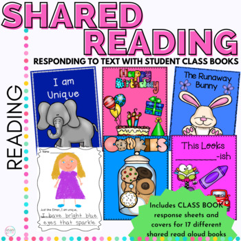 Preview of Responding to Literature Class Book Ideas for Kindergarten | First Grade