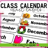 Class Calendar Chart