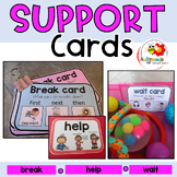 Visual Support Cards: Classroom Behavior Management in SPED