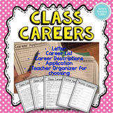 Class Careers: Jobs Pack for Upper Elementary {Editable}