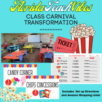 Preview of Behavior & Academic Incentive: Class Carnival Transformation Resources